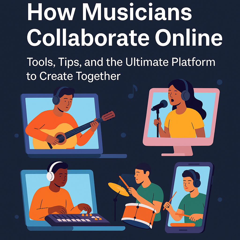 How Musicians Collaborate Online