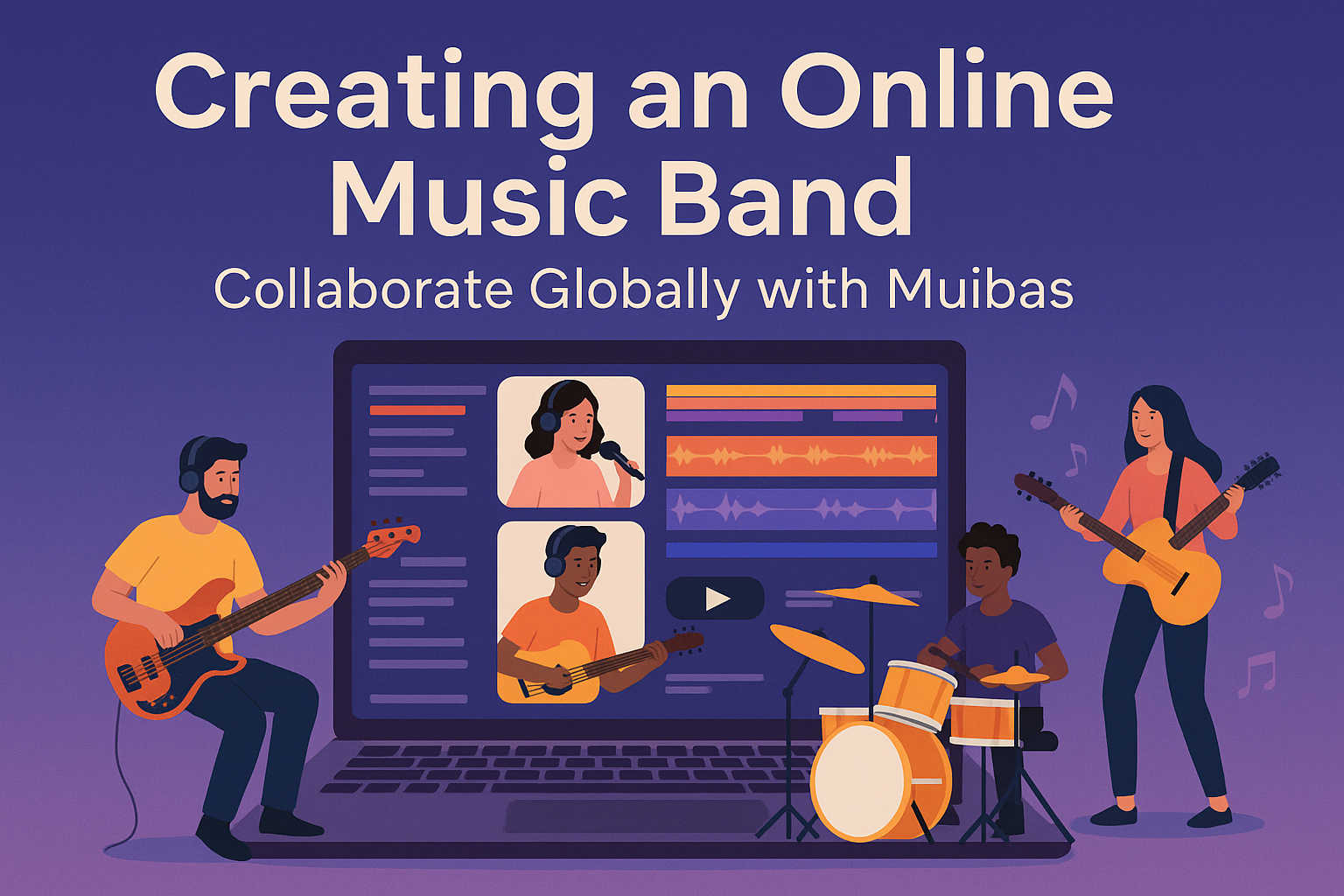 Building an Online Music Band: Create, Collaborate, and Grow with Muibas