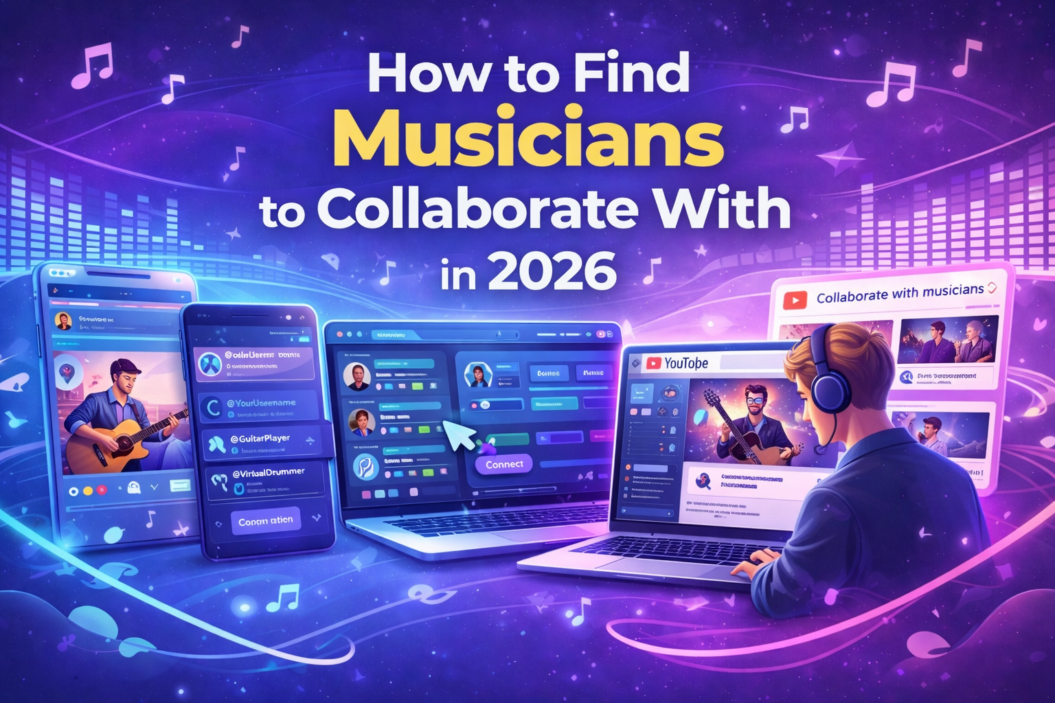 Best Websites to Find Musicians to Collaborate With in 2026